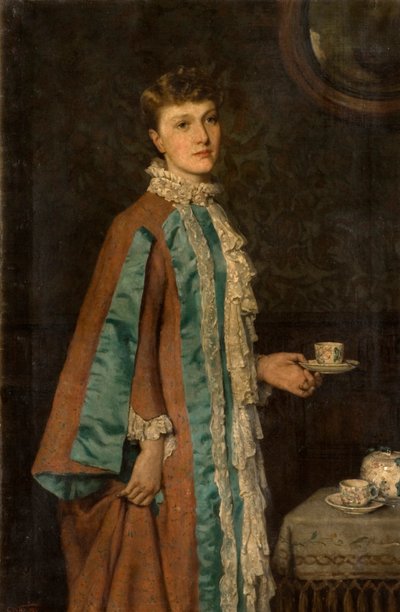 Portrait of Mrs. Clara Rowell by George W. Baldry